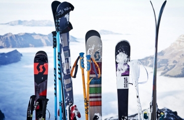 Equipment selection - Skis and poles