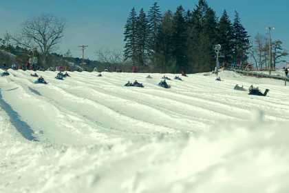 snow skiing Camelback mountain